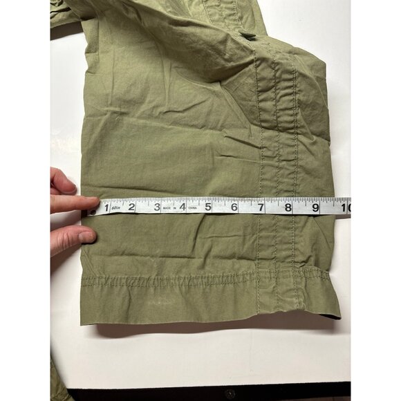 Gap Cargo Pants (size 6) green rollup pants - Picture 7 of 7